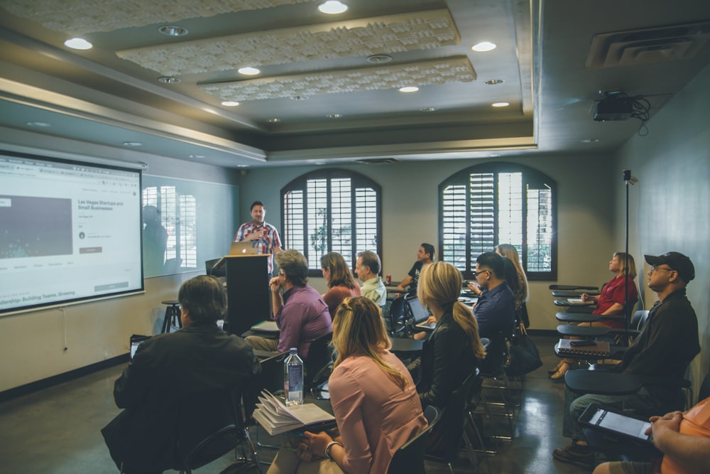 A facilitated leadership development session