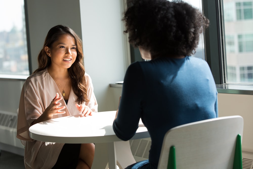 A one-on-one coaching and assessment conversation